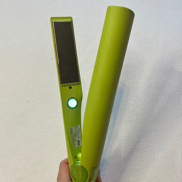 Tyme Iron Pro 2 in 1 Flat Iron Curler Curling Limelight Green Works - Picture 6 of 10